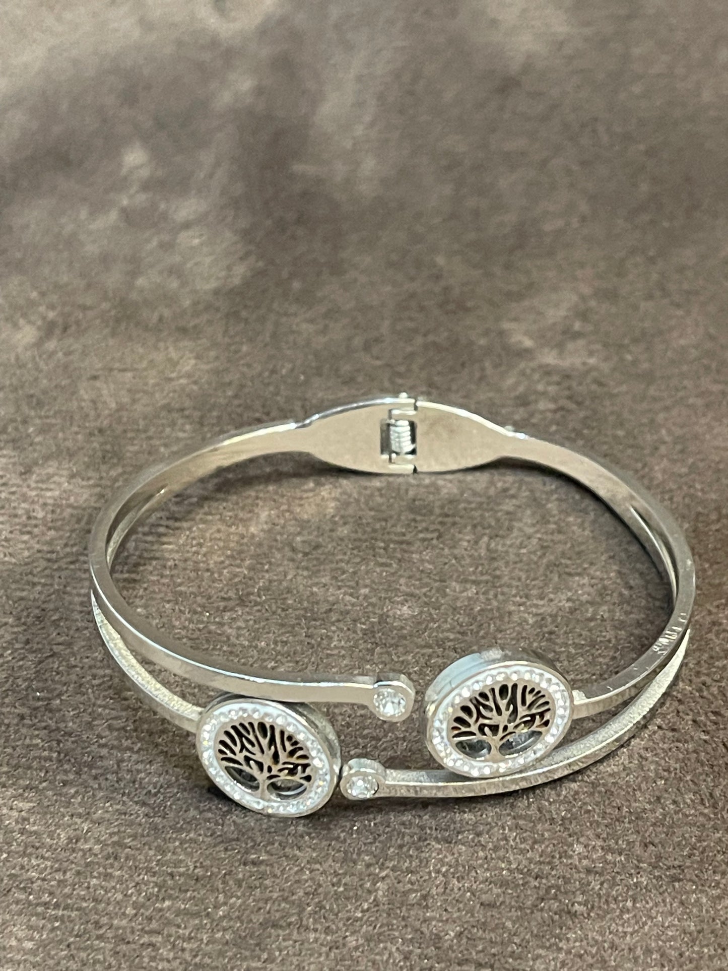 Silver Tree Bangles