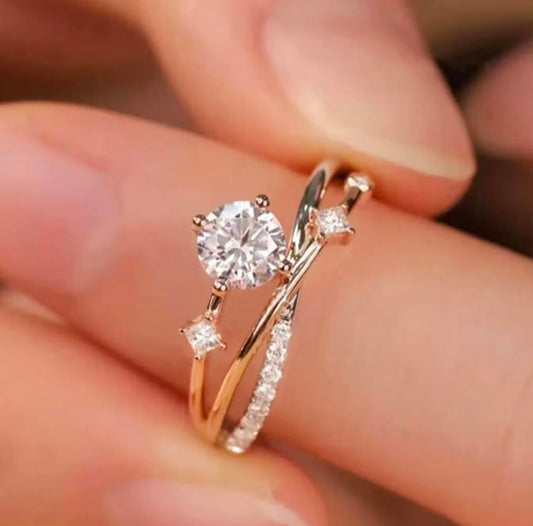 Classic style gemstone Ring