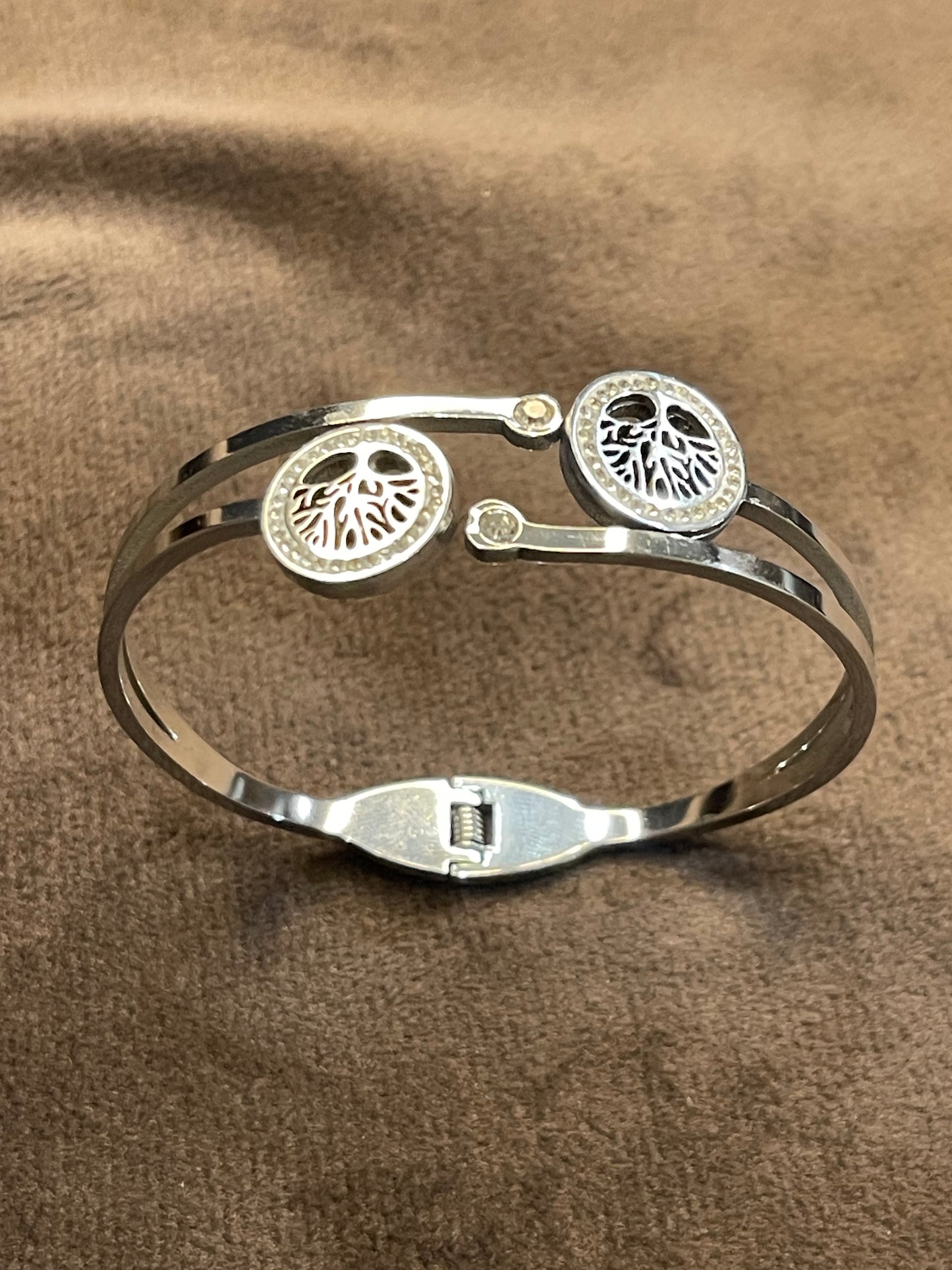 Silver Tree Bangles