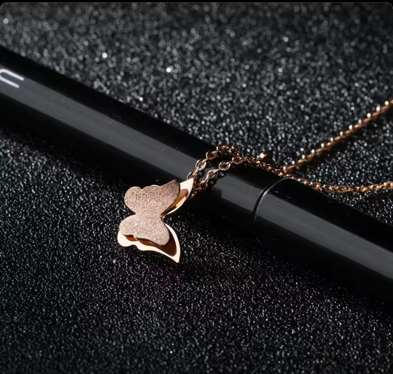 Elegant Butterfly Pendant Necklace