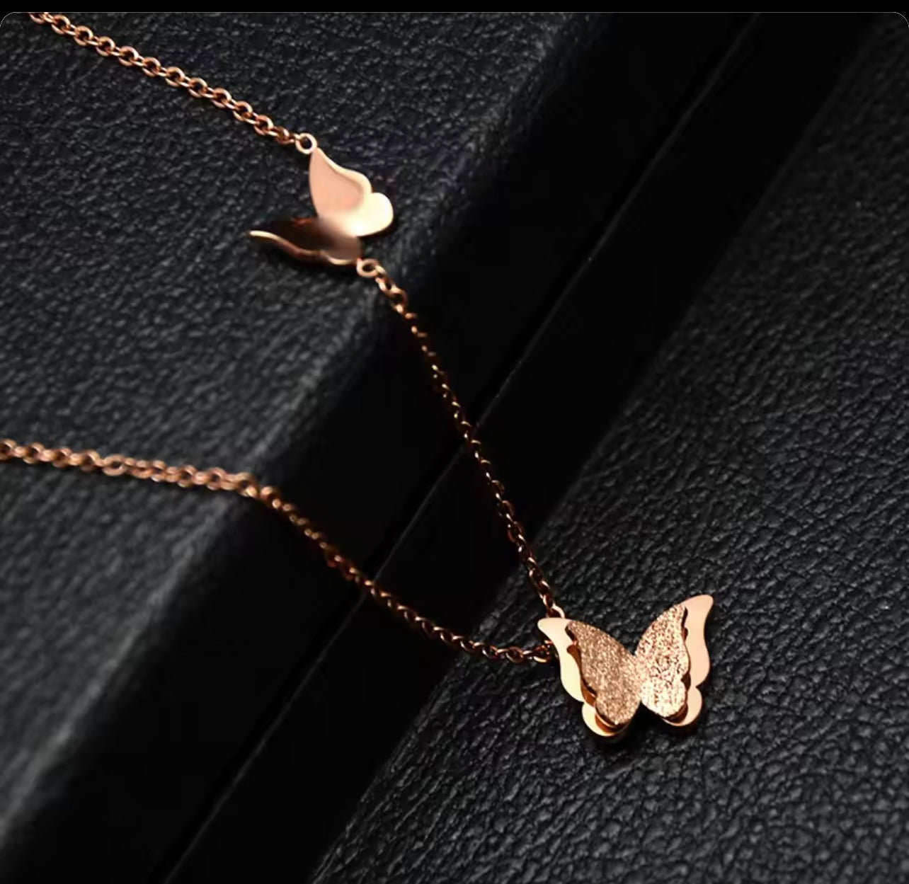 Elegant Butterfly Pendant Necklace