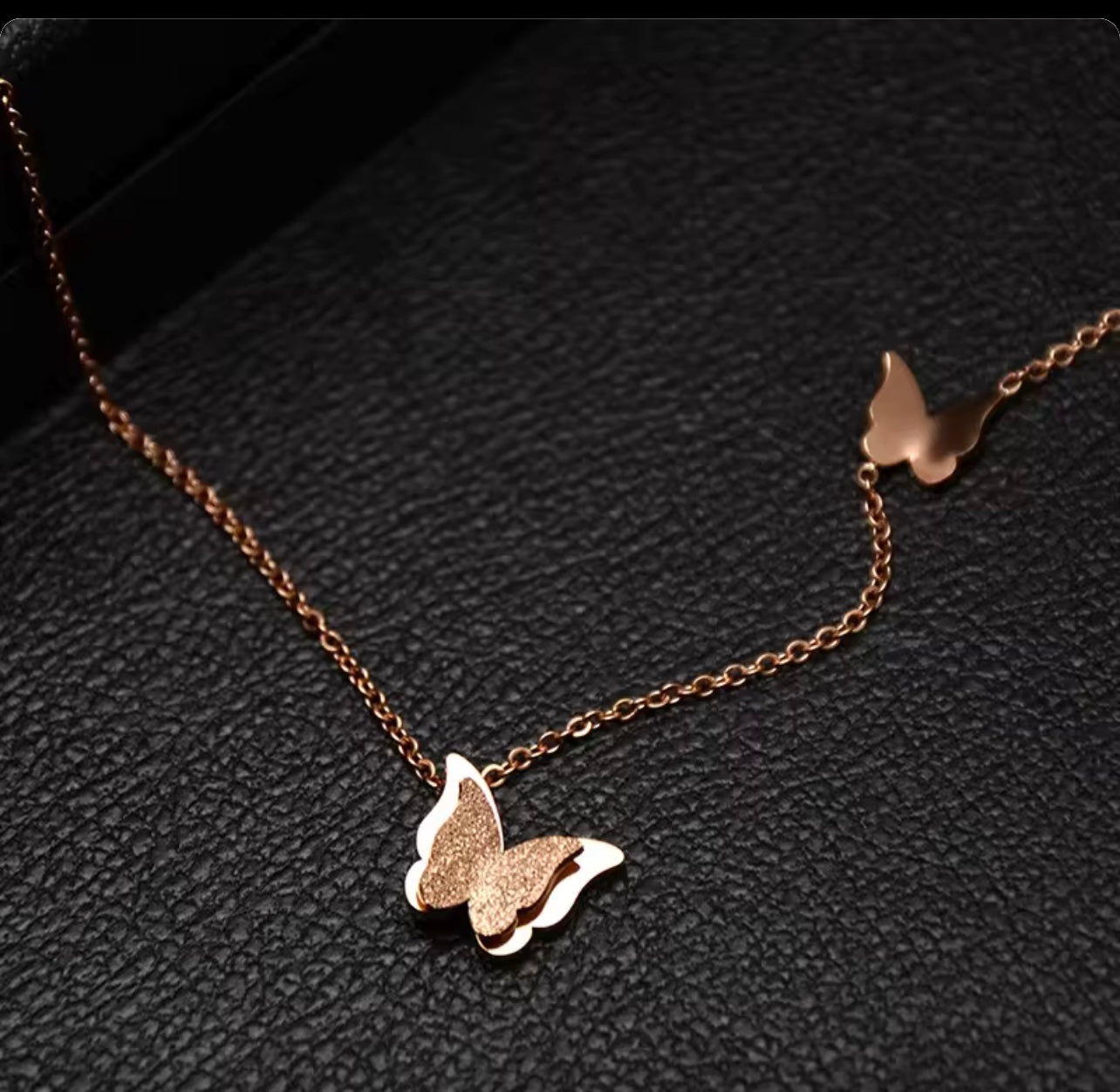 Elegant Butterfly Pendant Necklace