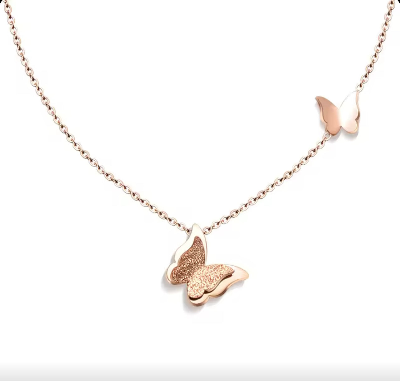 Elegant Butterfly Pendant Necklace