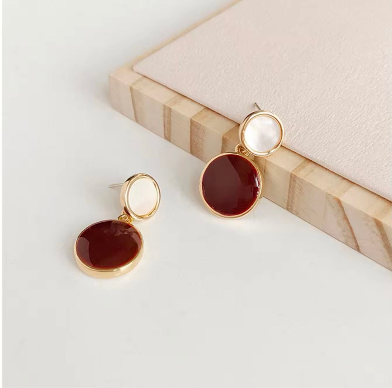 Vintage shell Earrings drop glazedangle earrings women