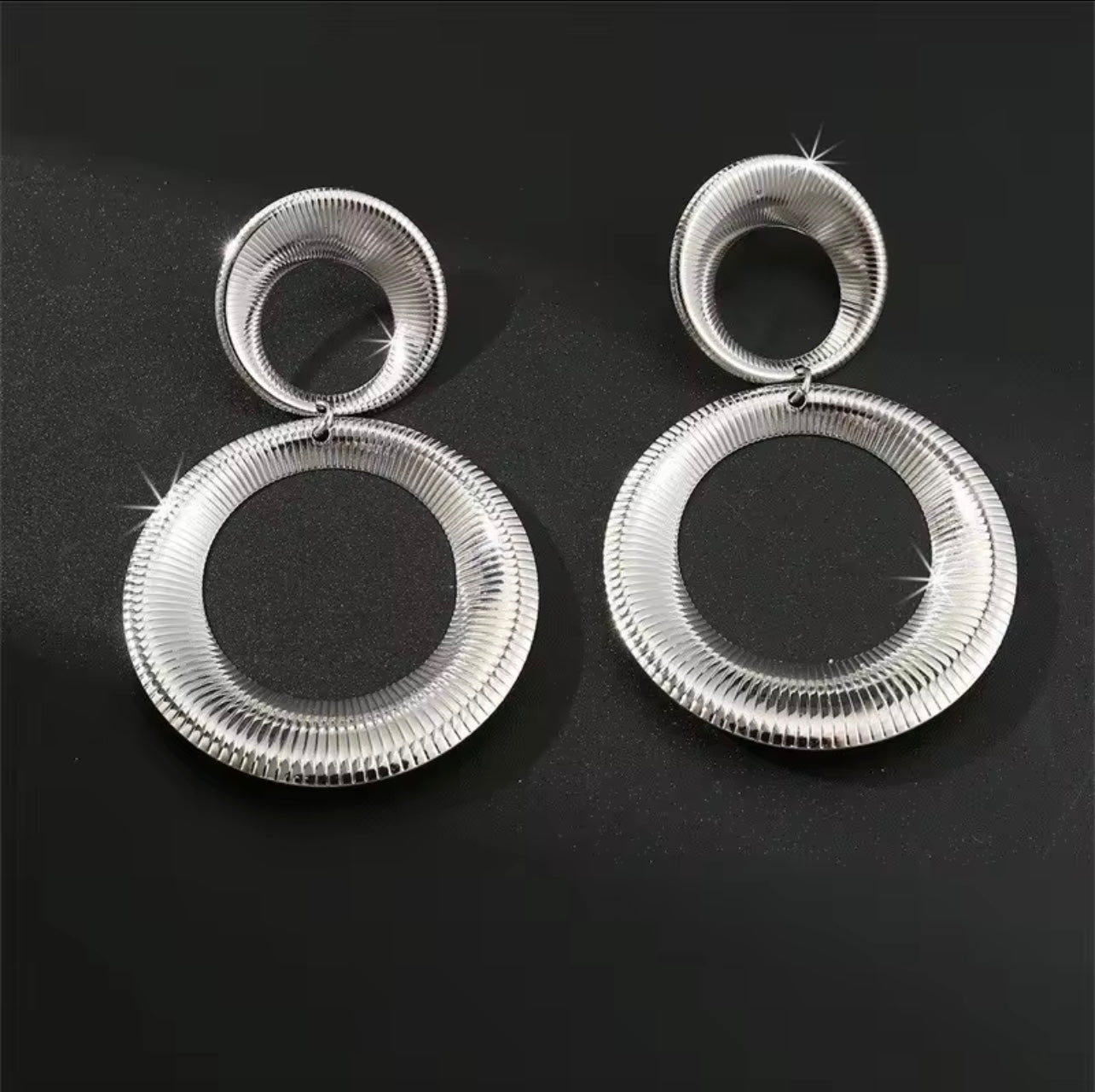 Retro Metal Earring elegant geometric