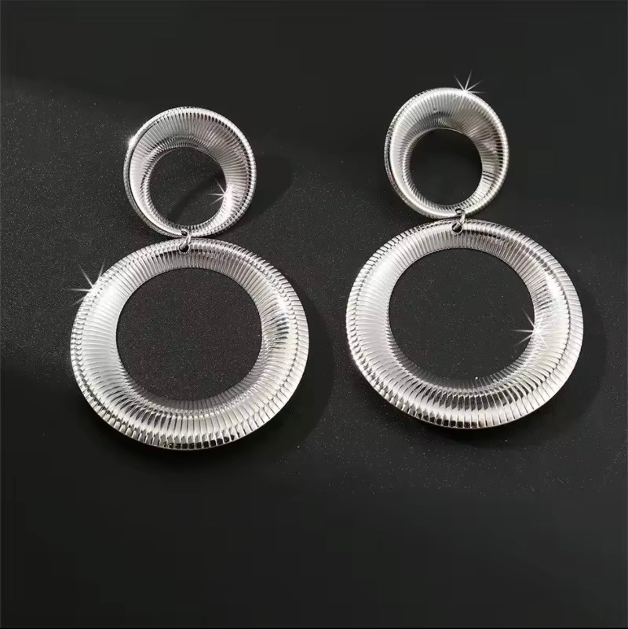 Retro Metal Earring elegant geometric
