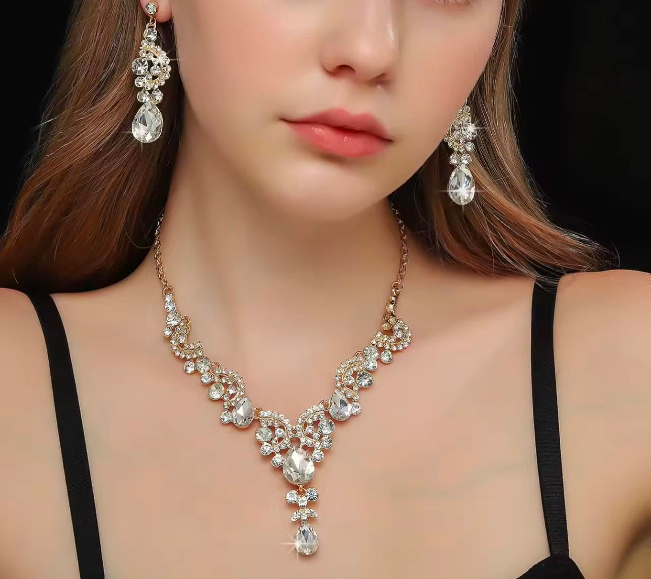 Luxury Necklace Earring set for women