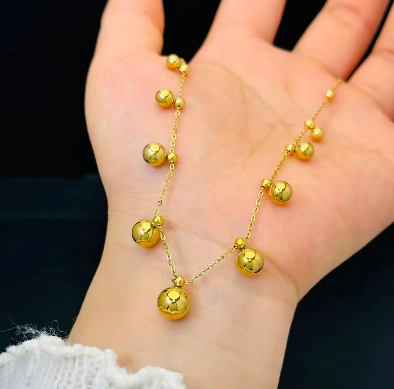 Titanium steel jewelery Necklace