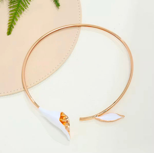 Women's flower choker Necklace