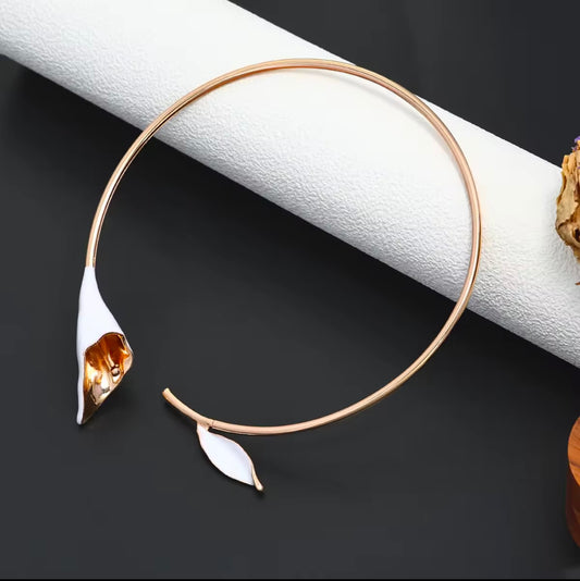 Women's flower choker Necklace